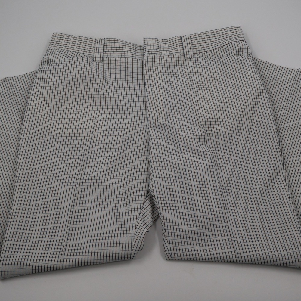 Levi's Panatela Trousers Mens 31x30 White Blue Red Plaid Check Vintage 70s Rare
